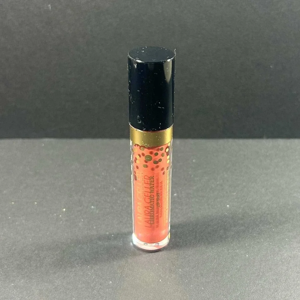 Laura Geller Chromatic Water Lip Tint Maple Shimmer Orange Brown‎ 0.13oz